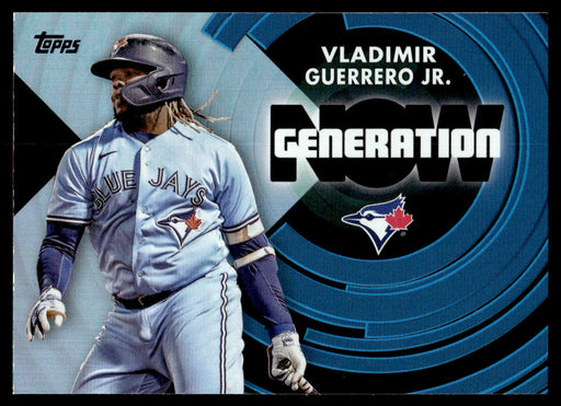 Vladimir Guerrero Jr. 2022 Topps Series 1 Generation Now Front of Card