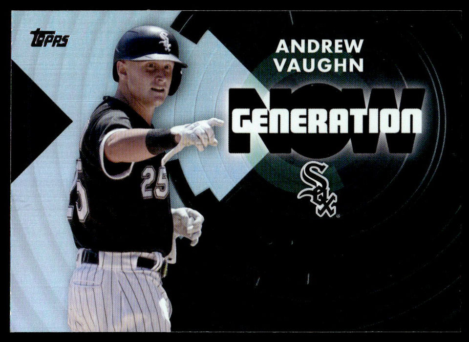 Andrew Vaughn 2022 Topps Series 1 Generation Now Front of Card