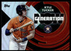 Kyle Tucker 2022 Topps Series 1 Generation Now Front of Card