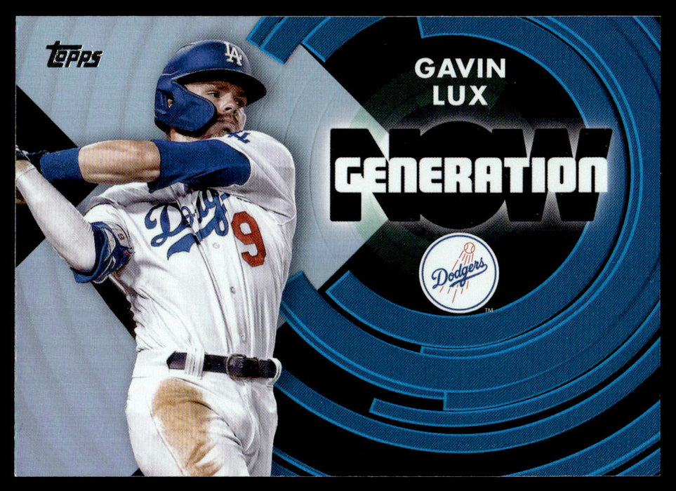 Gavin Lux 2022 Topps Series 1 Generation Now Front of Card