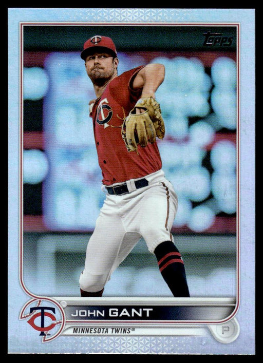 John Gant 2022 Topps Series 1 Rainbow Foil Front of Card