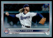 Mike Foltynewicz 2022 Topps Series 1 Rainbow Foil Front of Card