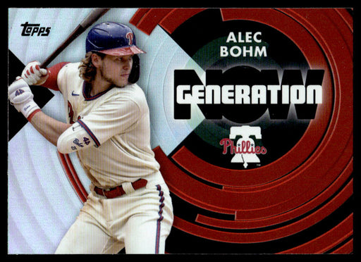 Alec Bohm 2022 Topps Series 1 Generation Now Front of Card