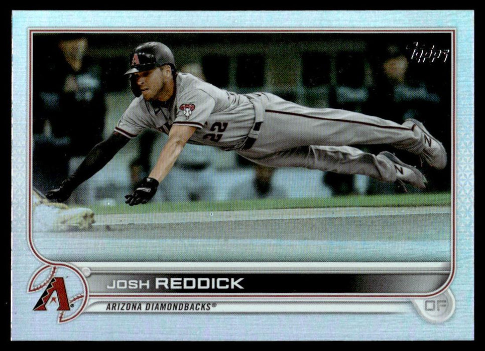 Josh Reddick 2022 Topps Series 1 Rainbow Foil Front of Card