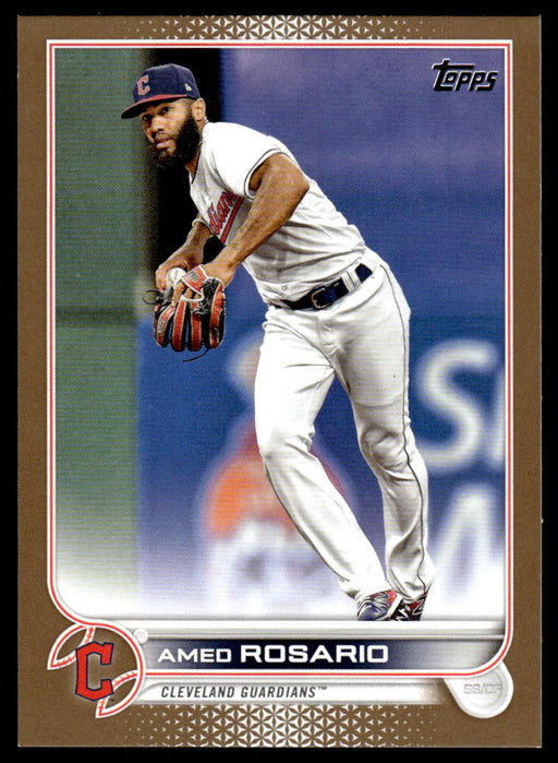 Amed Rosario 2022 Topps Series 1 Gold Front of Card