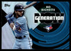 Bo Bichette 2022 Topps Series 1 Generation Now Front of Card