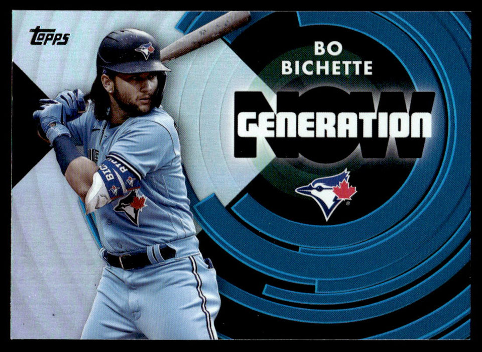 Bo Bichette 2022 Topps Series 1 Generation Now Front of Card