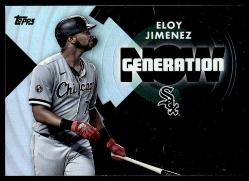 Eloy Jimenez 2022 Topps Series 1 Generation Now Front of Card