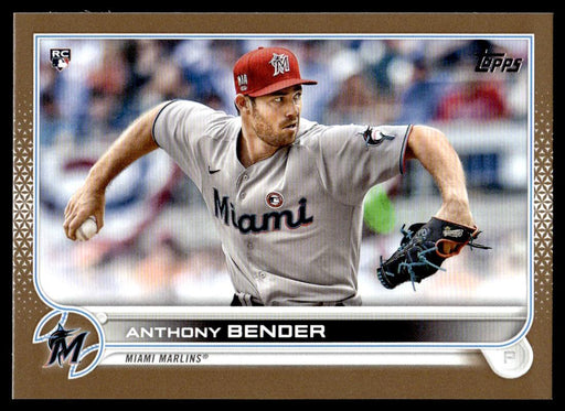 Anthony Bender 2022 Topps Series 1 Gold Front of Card