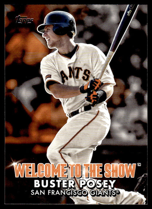 Buster Posey 2022 Topps Series 1 Welcome to the Show Front of Card