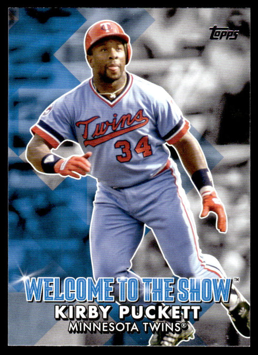 Kirby Puckett 2022 Topps Series 1 Welcome to the Show Front of Card