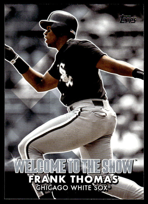 Frank Thomas 2022 Topps Series 1 Welcome to the Show Front of Card