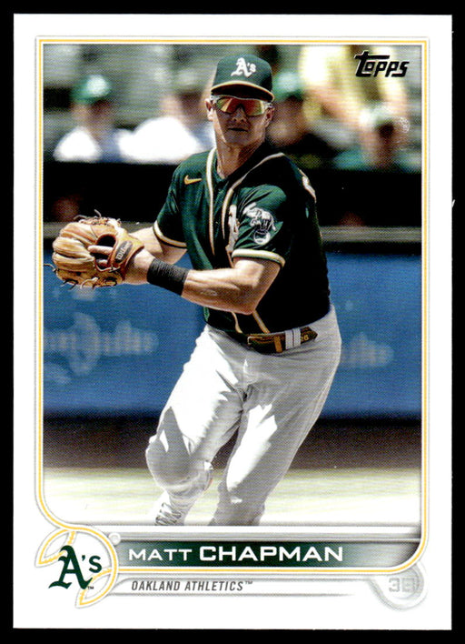 Matt Chapman 2022 Topps Series 1 Advanced Stats Front of Card