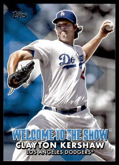 Clayton Kershaw 2022 Topps Series 1 Welcome to the Show Front of Card