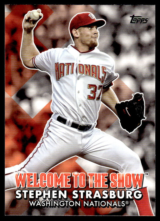 Stephen Strasburg 2022 Topps Series 1 Welcome to the Show Front of Card