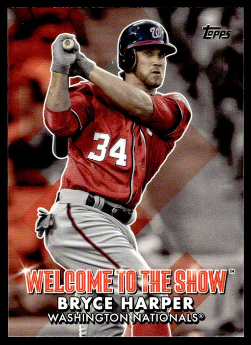 Bryce Harper 2022 Topps Series 1 Welcome to the Show Front of Card