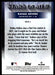 Rafael Devers 2022 Topps Series 1 Chrome Stars of MLB Back of Card