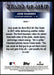 Jose Ramirez 2022 Topps Series 1 Chrome Stars of MLB Back of Card