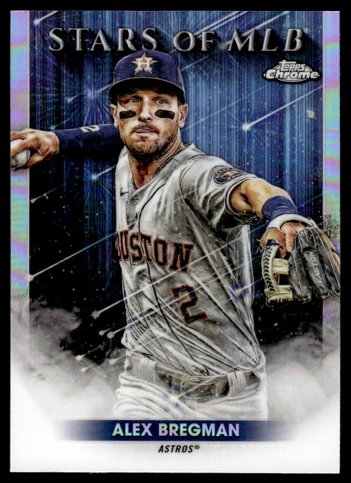 Alex Bregman 2022 Topps Series 1 Chrome Stars of MLB Front of Card