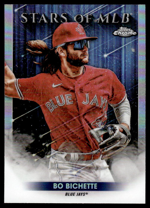 Bo Bichette 2022 Topps Series 1 Chrome Stars of MLB Front of Card