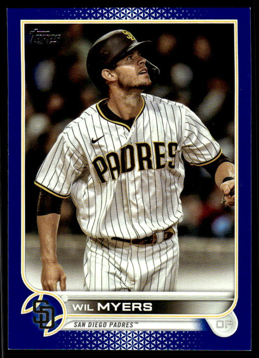 Wil Myers 2022 Topps Series 2 Blue Front of Card