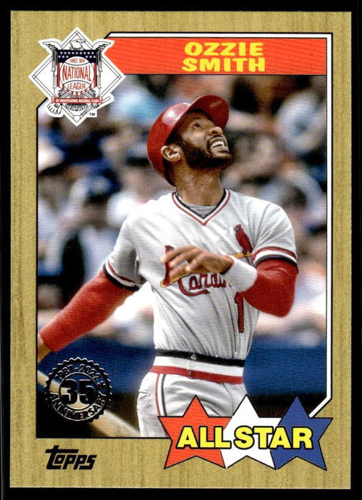 Ozzie Smith 2022 Topps Series 2 87 Topps All-Star Front of Card