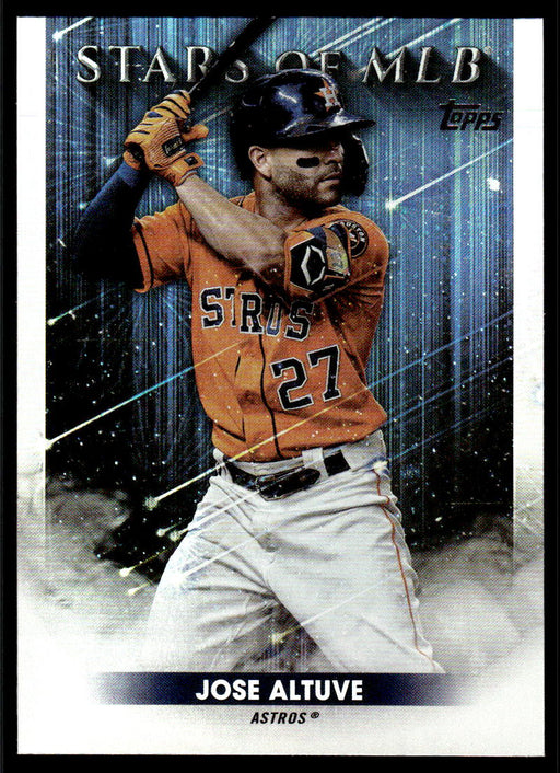 Jose Altuve 2022 Topps Series 2 Stars of MLB Front of Card