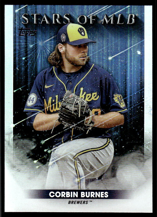 Corbin Burnes 2022 Topps Series 2 Stars of MLB Front of Card