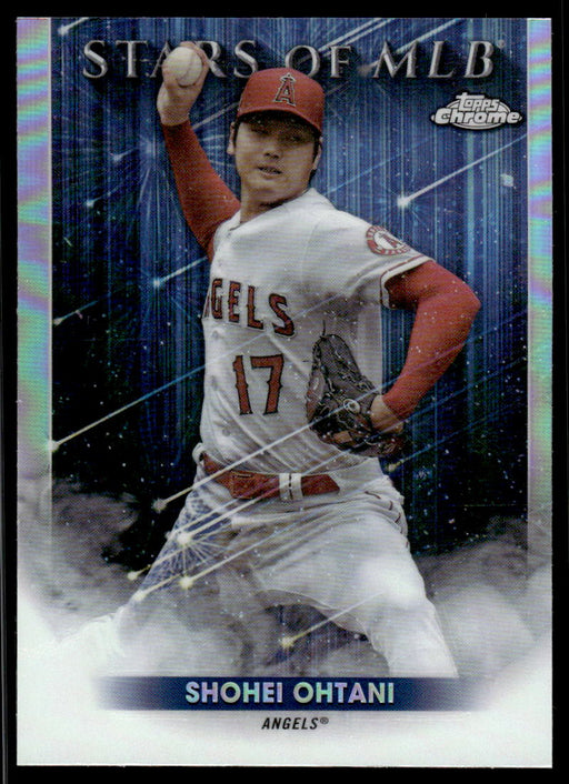 Shohei Ohtani 2022 Topps Series 2 Chrome Stars of MLB Front of Card