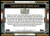 Taunted by the Tusken Child 2022 Topps Star Wars Book of Bobba Fett Base Back of Card