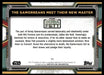 The Gamorreans Meet Their New Master 2022 Topps Star Wars Book of Bobba Fett Base Back of Card