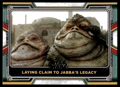 Laying Claim to Jabba's Legacy 2022 Topps Star Wars Book of Bobba Fett Base Front of Card