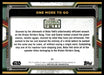 One more to go 2022 Topps Star Wars Book of Bobba Fett Base Back of Card