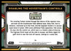 Disabling the Hovertrain's Controls 2022 Topps Star Wars Book of Bobba Fett Base Back of Card