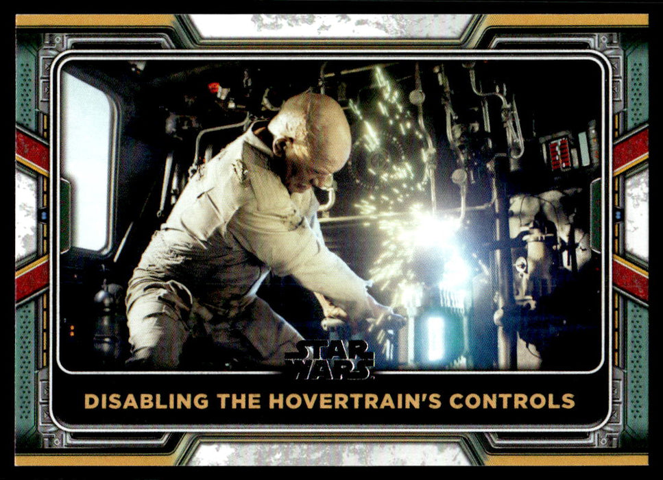 Disabling the Hovertrain's Controls 2022 Topps Star Wars Book of Bobba Fett Base Front of Card