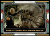 Boba Fett Bonds with his New Rancor 2022 Topps Star Wars Book of Bobba Fett Base Front of Card