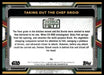 Taking Out the Chef Droid 2022 Topps Star Wars Book of Bobba Fett Base Back of Card