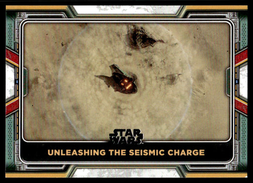 Unleashing the Seismic Charge 2022 Topps Star Wars Book of Bobba Fett Base Front of Card