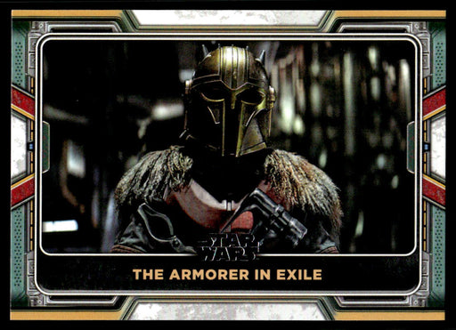 The Armorer in Exile 2022 Topps Star Wars Book of Bobba Fett Base Front of Card