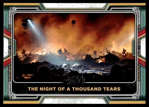 The Night of a Thousand Tears 2022 Topps Star Wars Book of Bobba Fett Base Front of Card