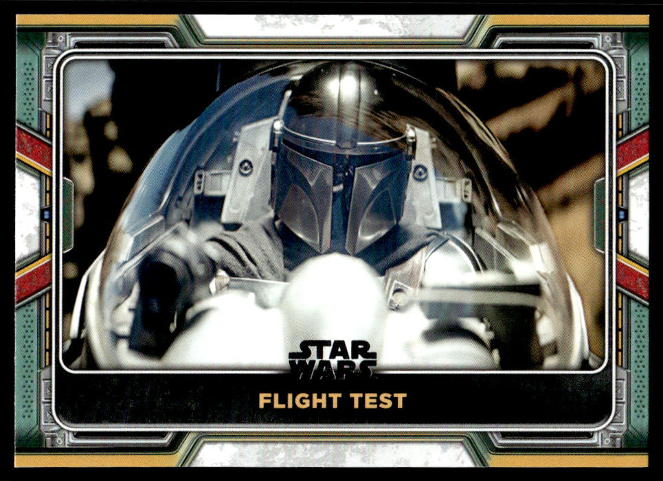 Flight Test 2022 Topps Star Wars Book of Bobba Fett Base Front of Card