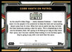 Cobb Vanth on Patrol 2022 Topps Star Wars Book of Bobba Fett Base Back of Card