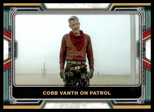 Cobb Vanth on Patrol 2022 Topps Star Wars Book of Bobba Fett Base Front of Card