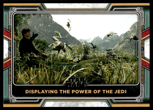 Displaying the Power of the Jedi 2022 Topps Star Wars Book of Bobba Fett Base Front of Card