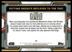 Putting Grogu's Reflexes to the Test 2022 Topps Star Wars Book of Bobba Fett Base Back of Card