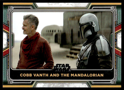 Cobb Vanth and the Mandalorian 2022 Topps Star Wars Book of Bobba Fett Base Front of Card