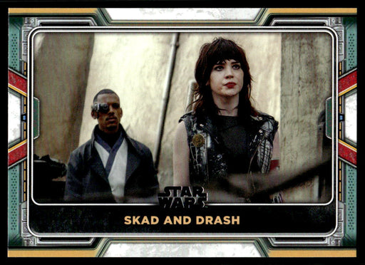 Skad and Drash 2022 Topps Star Wars Book of Bobba Fett Base Front of Card