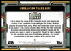 Krrsantan Takes Aim! 2022 Topps Star Wars Book of Bobba Fett Base Back of Card