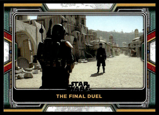 The Final Duel 2022 Topps Star Wars Book of Bobba Fett Base Front of Card