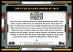 The Pyke Leader Under Attack 2022 Topps Star Wars Book of Bobba Fett Base Back of Card